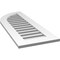 Ekena Millwork Quarter Round Top Left Surface Mount PVC Gable Vent w/ 3-1/2"W x 1"P Standard Frame, 16"W x 42"H GVPQL16X4201SF - alternate 4